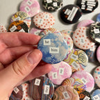 magazine cutout pronoun pins