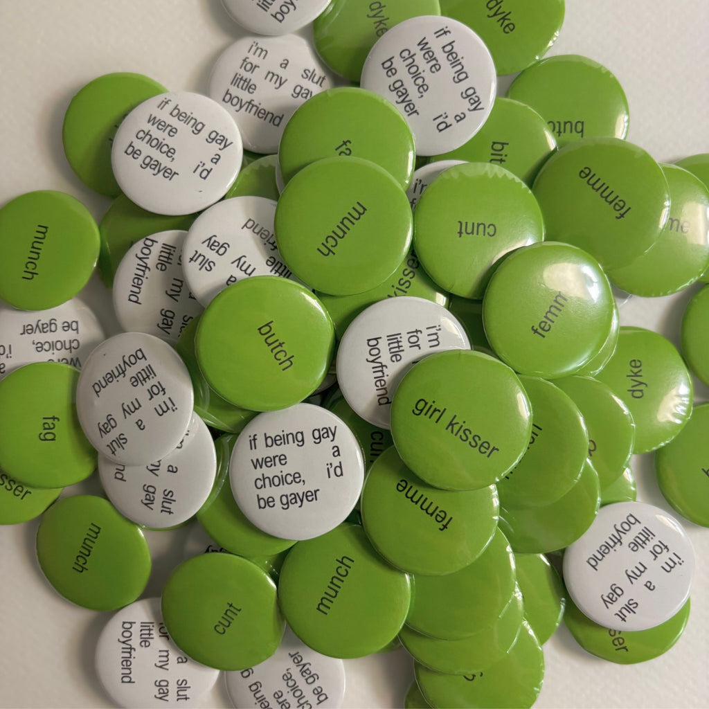 queer brat pins