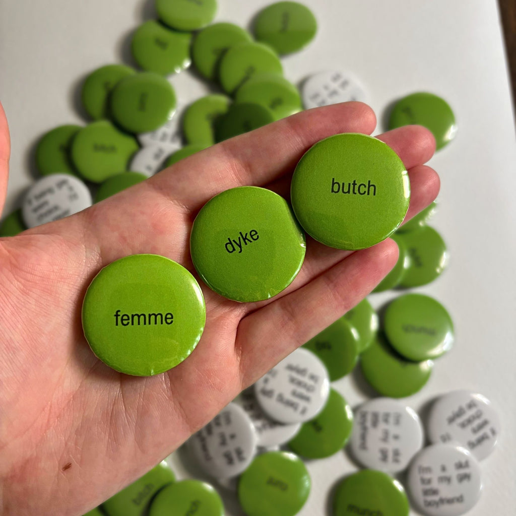 queer brat pins