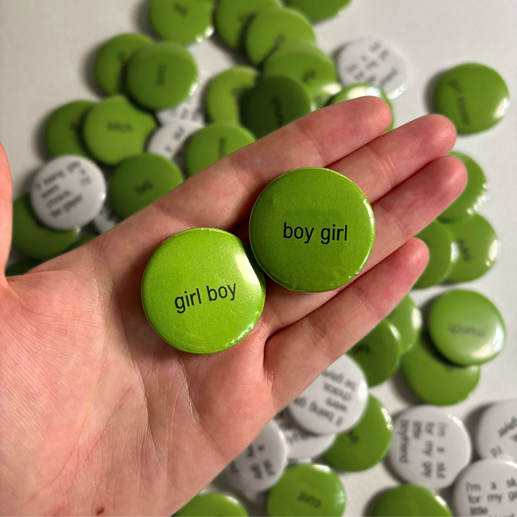 queer brat pins