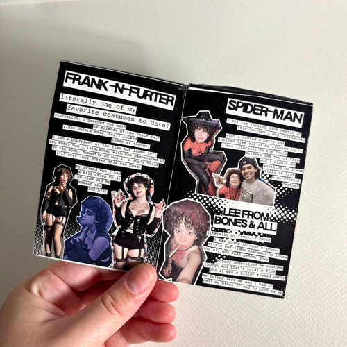 "costume confessions" zine
