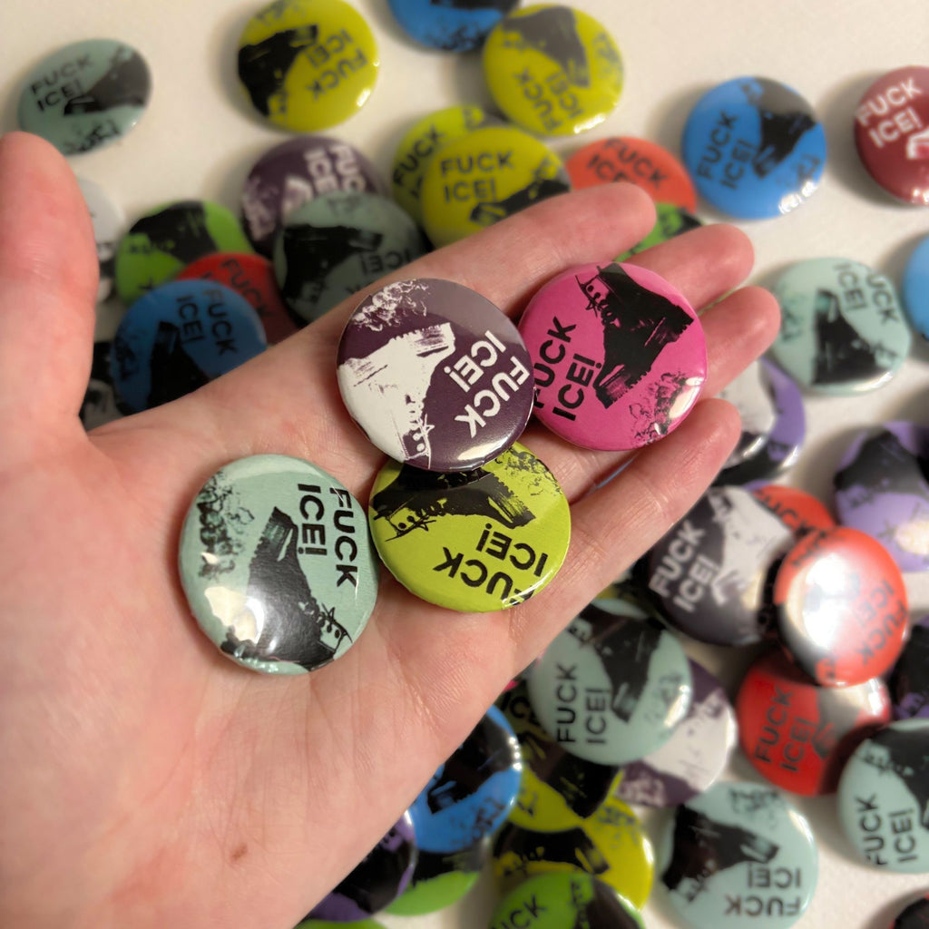 fuck ice! pins