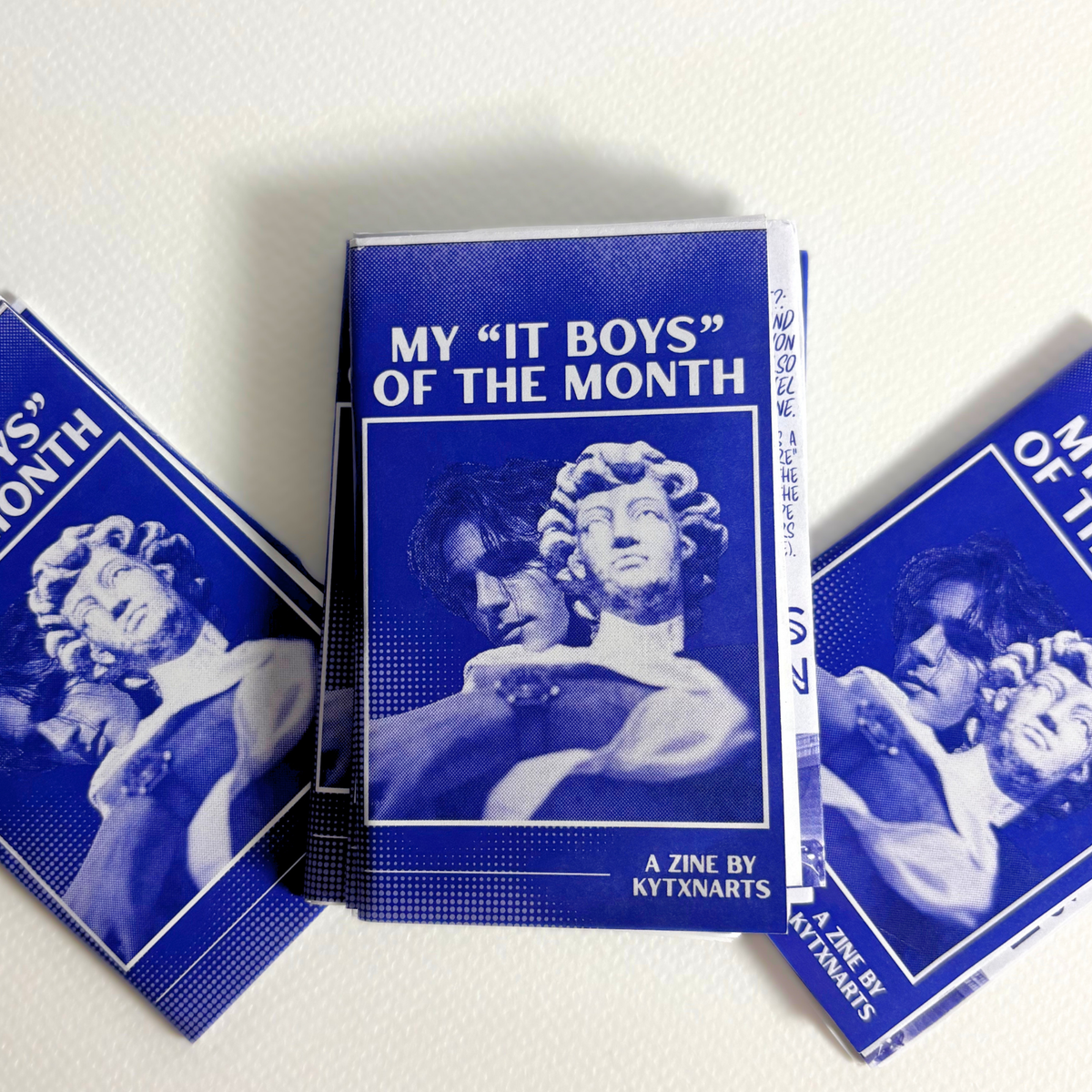 "it boys of the month" zine