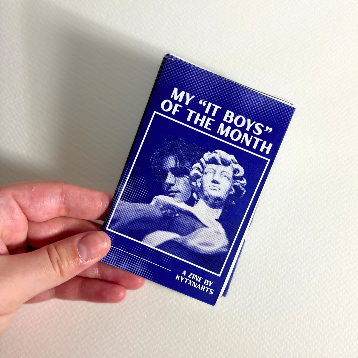 "it boys of the month" zine
