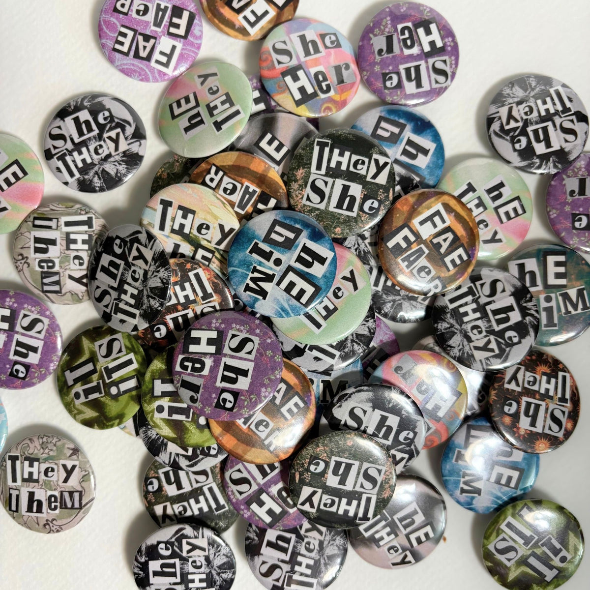 ransom letter pronoun pins
