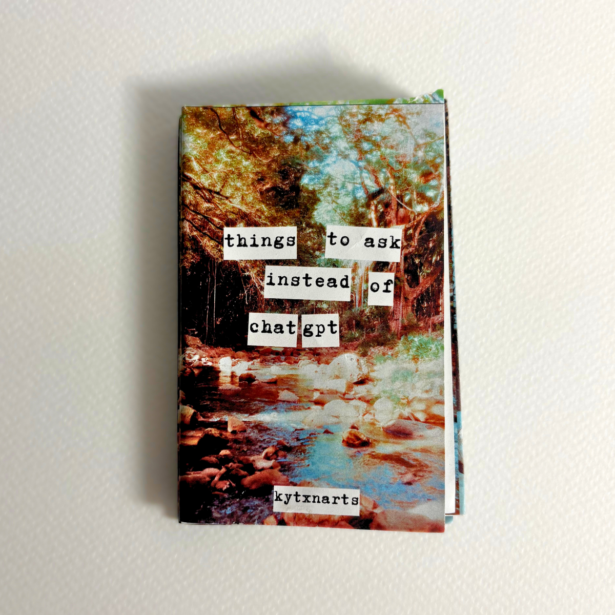 "things to ask instead of chatgpt" zine