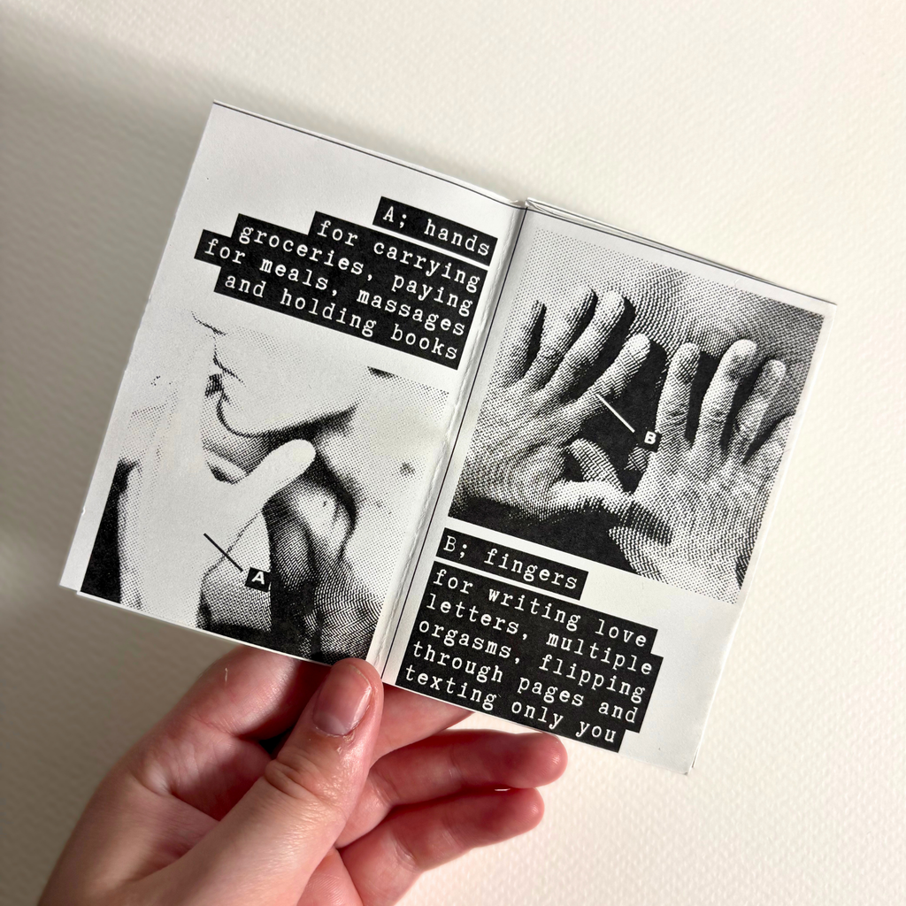 "the anatomy of a useful man" zine (18+)