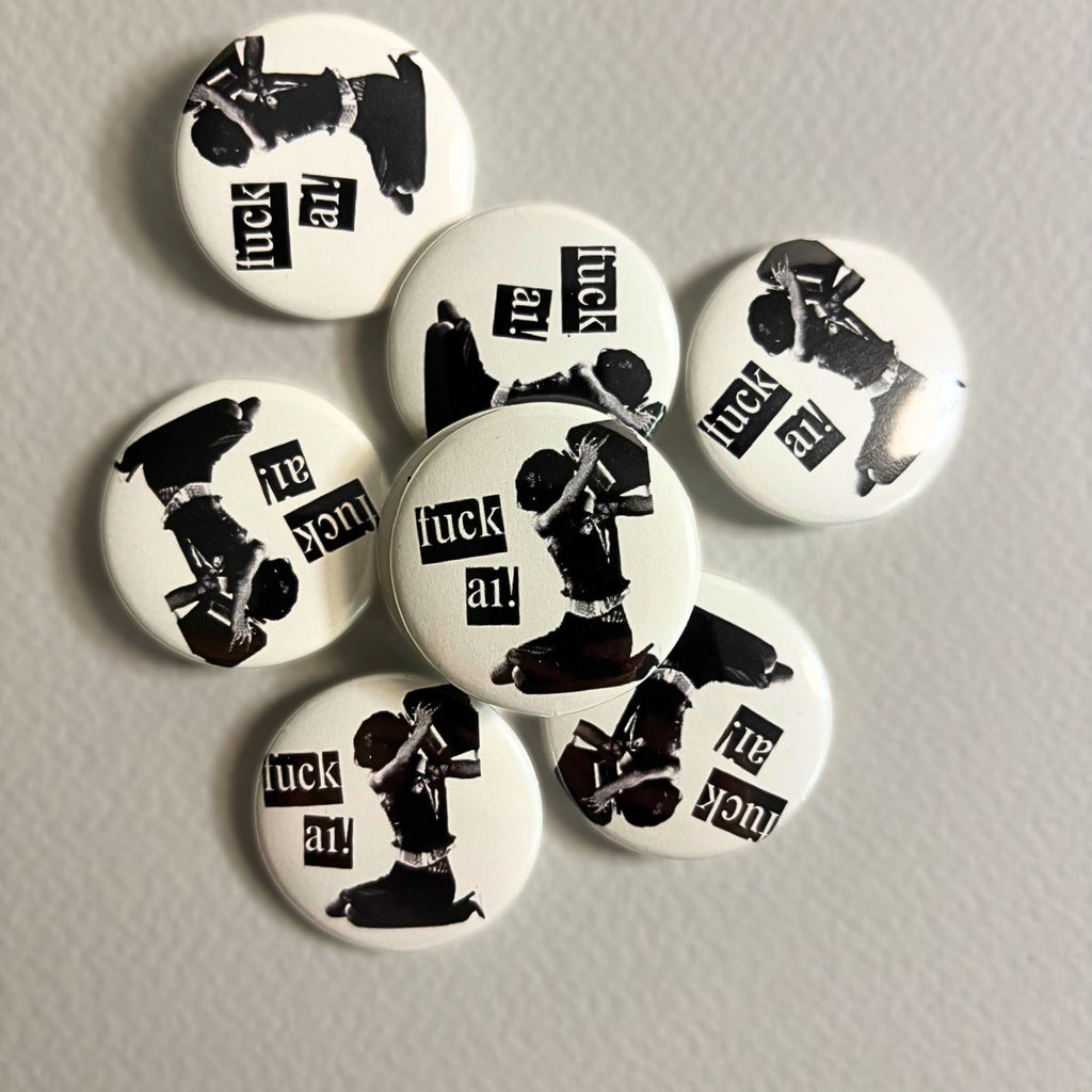 fuck ai! pin