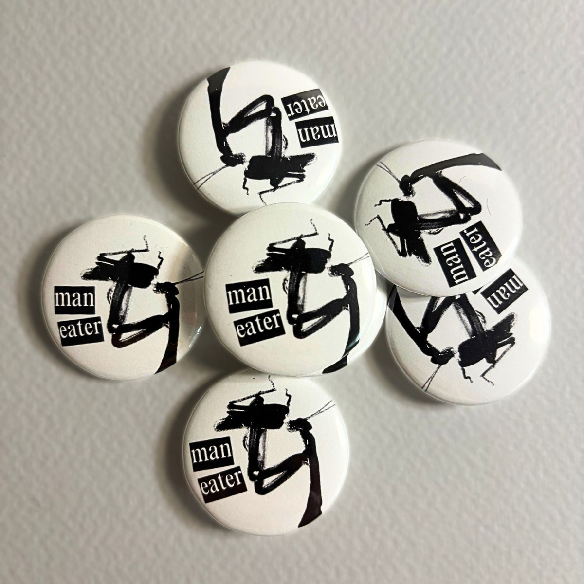praying mantis "man eater" pins