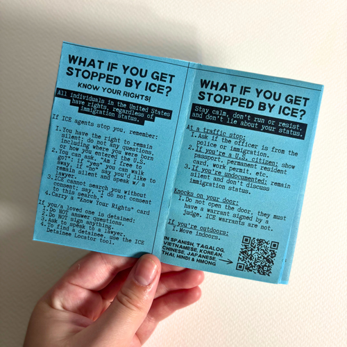 "fuck ice!" zine