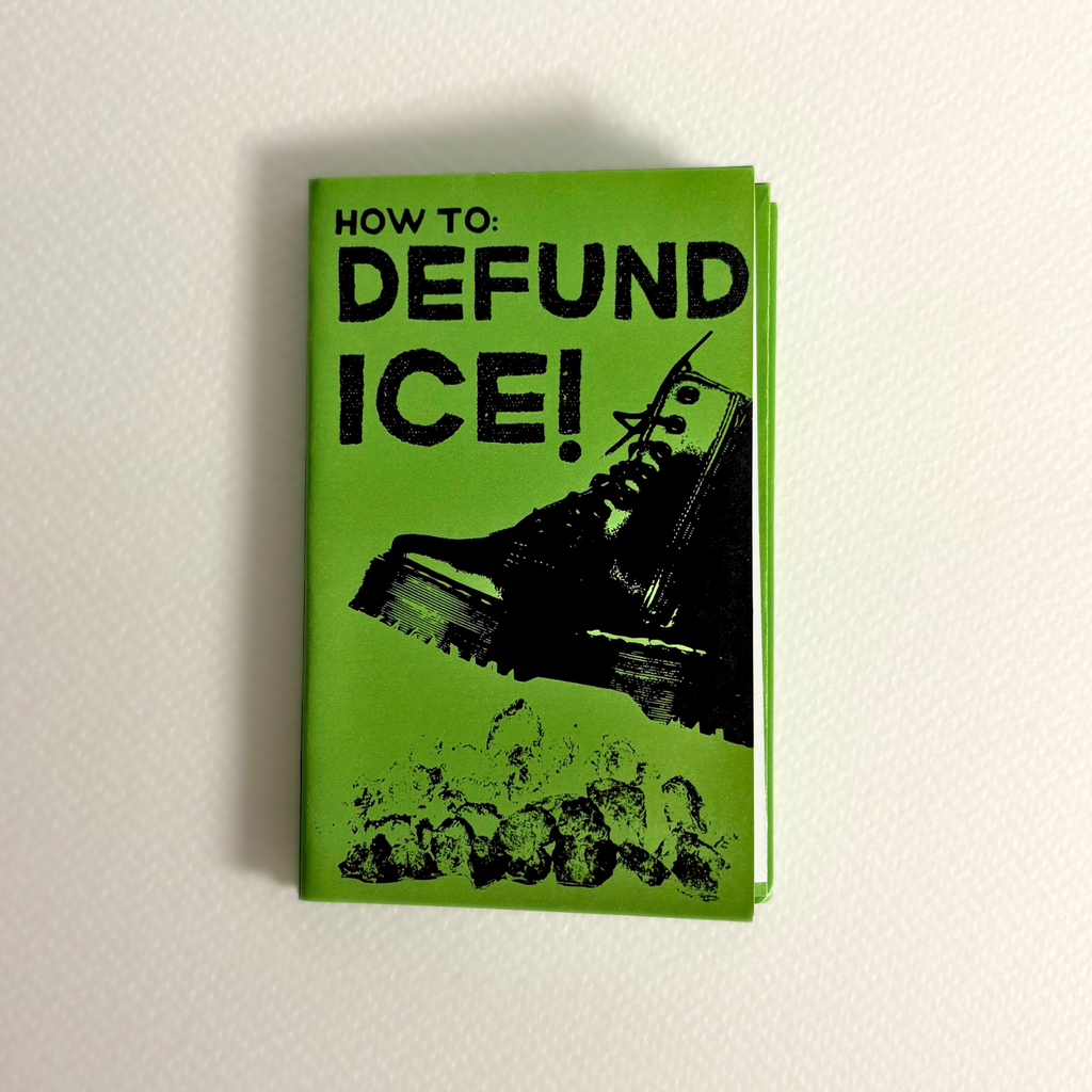 "how to defund ice" zine