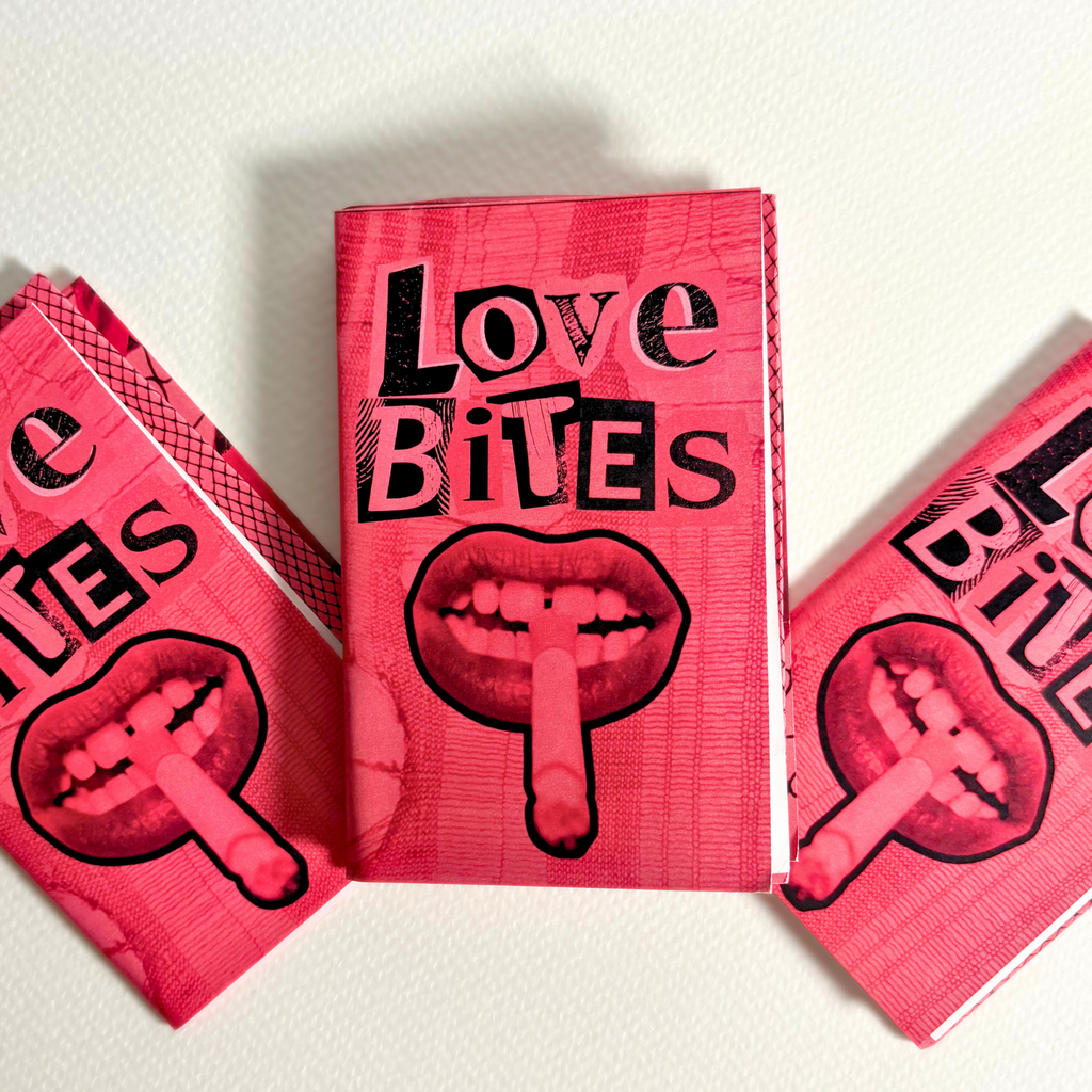 "love bites: a wlw smut story" zine (18+)