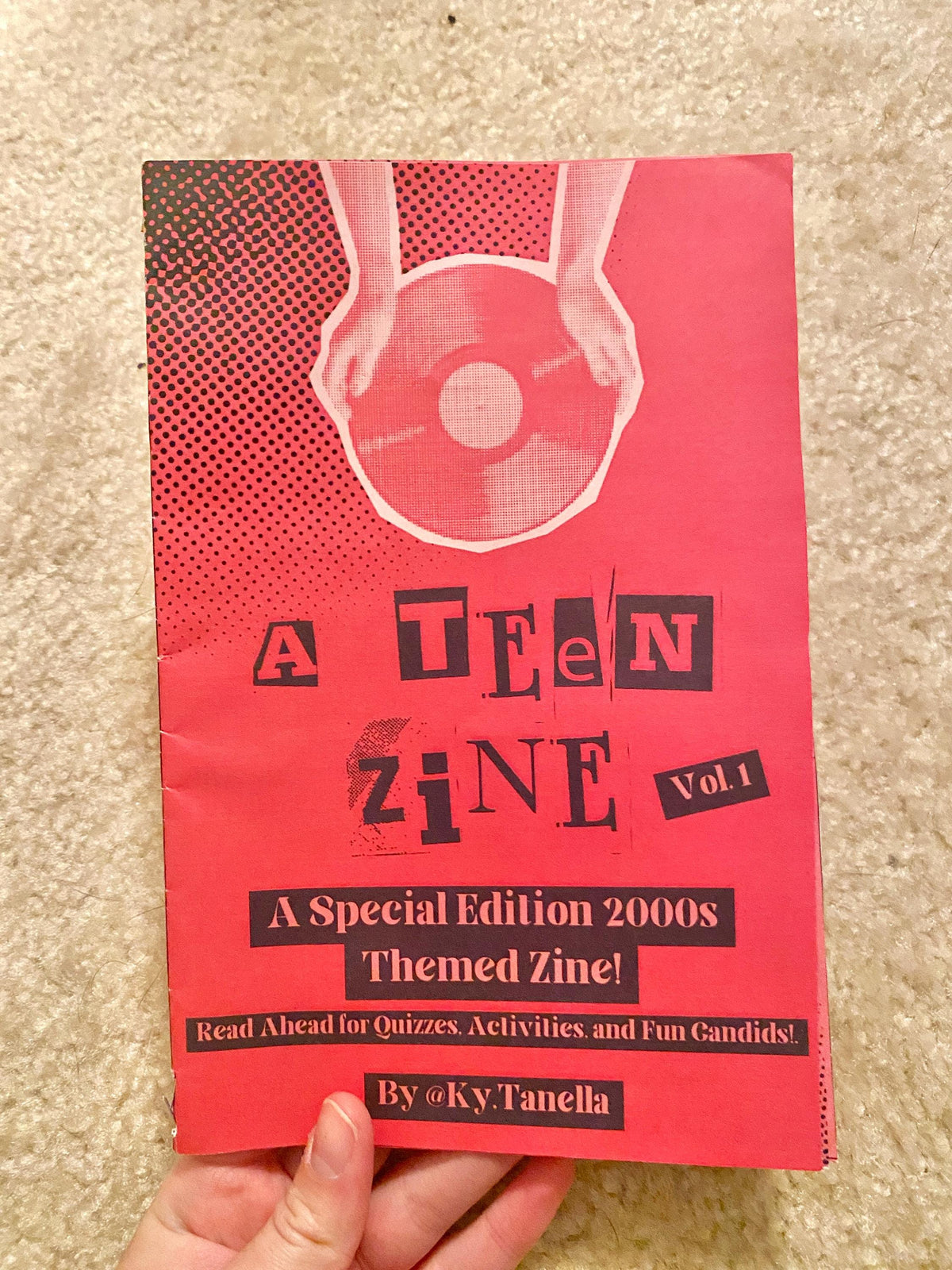 teen zine; an interactive 2000s zine!
